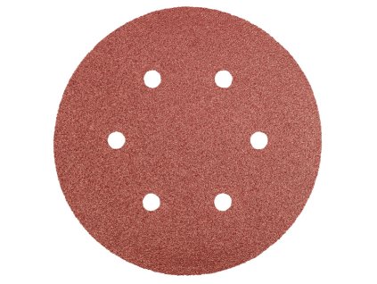 papír brusný kulatý 150 mm, K80, 5 ks., s 6 dírami Graphite