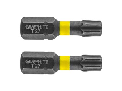 bit úderový TX27 x 25 mm, 2 ks Graphite