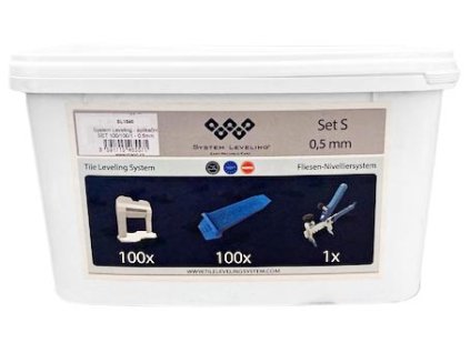 System Leveling - aplikační SET 100/100/1 - 0,5mm