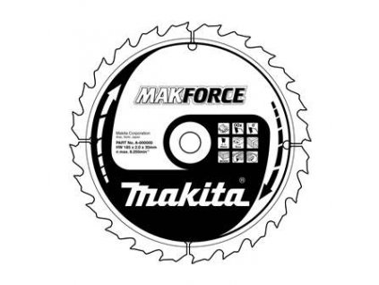Makita B-08218 pilový kotouč 190x15,88 12 Z STOP STOP