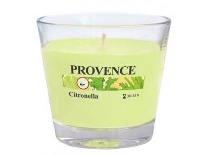 Provence svíčka vosková ve skle 140g Citronella proti komárům