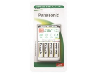 Panasonic K-KJ55MGD40E nabíječka BQ-CC55 + 4xR6 1900mAh Ready to Use