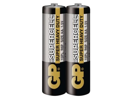 Zinková baterie GP Supercell AA (R6), 2 ks