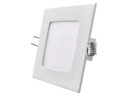 LED vestavné svítidlo PROFI, čtvercové, bílé, 6W neutrální bílá