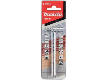 Makita E-14934 vrták pro multimateriál TCT stopka šestihran 1/4´´ 3x90mm