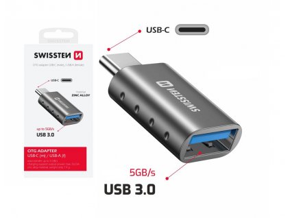 SWISSTEN OTG adaptér-redukce USB-C USB