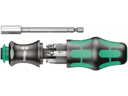 WERA - vystřelovací šroubovák s bity v rukojeti, Kraftform Kompakt 28 SB