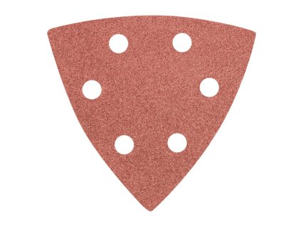 papír brusný trojhran 93 x 93 mm, K120, 5 ks v balení, s dírami Graphite