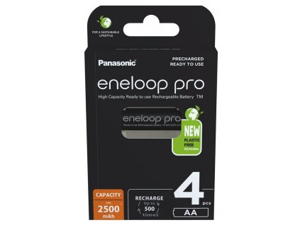 Panasonic BK-3HCDE/4BE 2500mAh Ni-MH Eneloop PRO AA blistr (HR6)