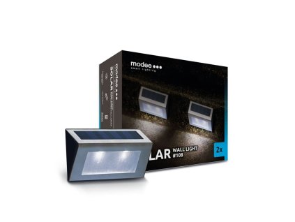 Modee LED solární nástěnné svítidlo ML-WS108 (2ks)