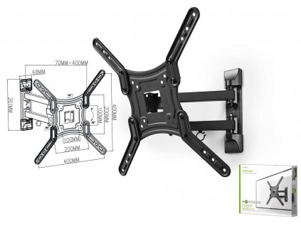 Nedis TVWM1530BK držák TV 23"-55" natáčecí