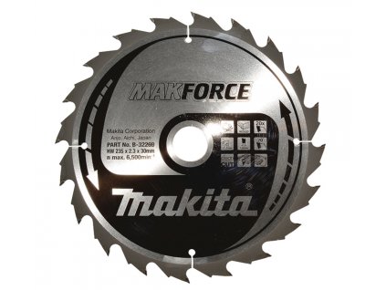 Makita B-32269 kotouč pilový dřevo MAKFORCE 235x2.3x30mm 20Z = old B-08399