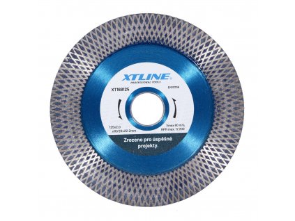 XTLINE Kotouč diamantový turbo (řezný/brusný) | 115x2,0x10/20x22,2 mm