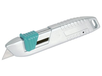 Wolfcraft Wolfcraft Bezpečnostní nůž kovový s automatickým zasouváním břitu 4134000