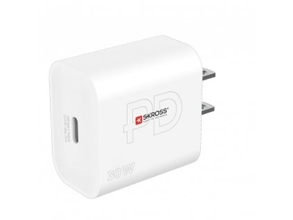 SKROSS USB-C nabíjecí adaptér Power charger 30W US, Power Delivery, typ A