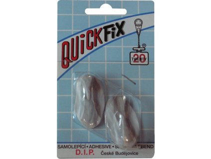 DIP - QUICKFIX háček samolepicí typ 2 - 2 ks - bílo/šedý