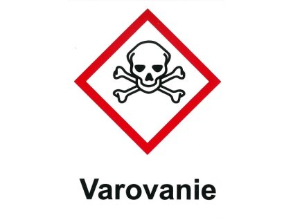 SK - Varovanie - toxický 105x148mm - samolepka
