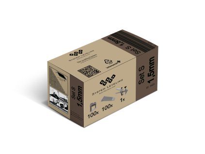 System Leveling - aplikační SET 100/100/1 - 1,5mm, karton