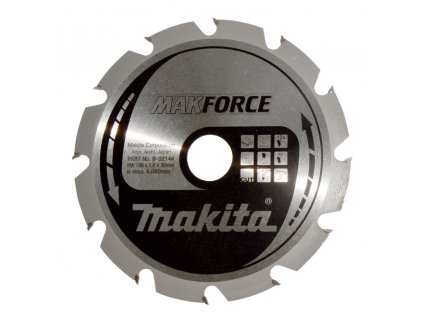 Makita B-32144 kotouč pilový dřevo MAKFORCE 190x2x30mm 12Z = old B-08224