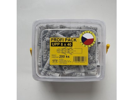 Hmoždinka univerzální UPP 8x40 200 ks PROFI PACK