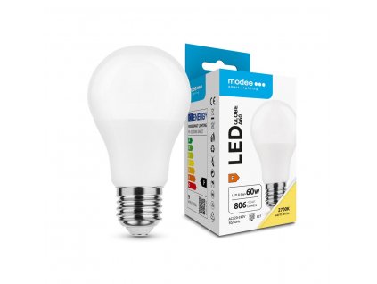 Modee E27 8,5W A60 LED teplá 2700K