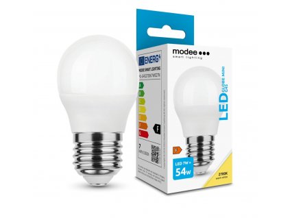 Modee E27 7W mini globe LED teplá 2700K