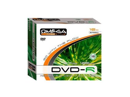 Omega FREESTYLE DVD-R 4,7GB 16x slim box 10 ks/pack