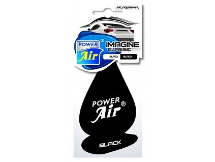 POWER Air - papírový osvěžovač vzduchu IMAGINE CLASSIC Black