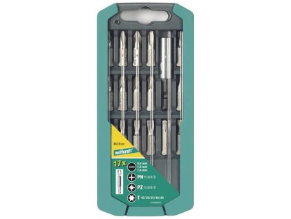 Wolfcraft Wolfcraft Box s Bity 17ks 2K, Solid SL,PH,PZ,TX 8633000