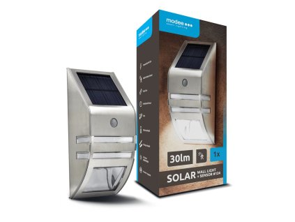 Modee LED solární nástěnné svítidlo s PIR ML-WS124