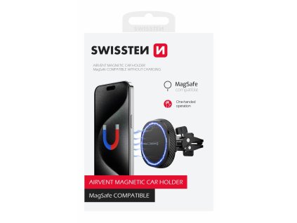 SWISSTEN MagSafe magnetický držák do ventilace auta MagSafe compatible