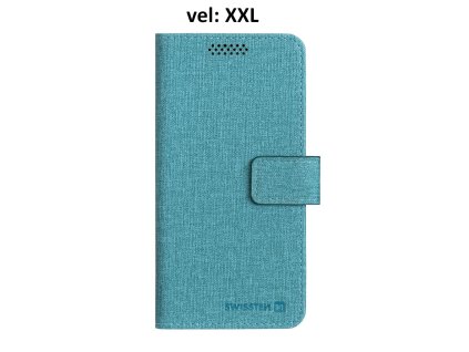 SWISSTEN univerzální pouzdro pro smartphone Libro uni II vel.XXL tyrkysové