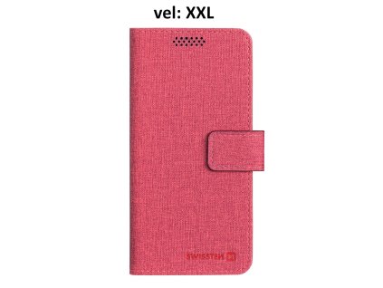 SWISSTEN univerzální pouzdro pro smartphone Libro uni II vel.XXL červené