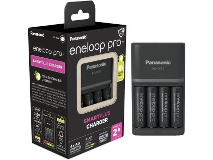 Panasonic K-KJ55HCD40E nabíječka BQ-CC55 + 4xR6 2500mAh Eneloop Pro