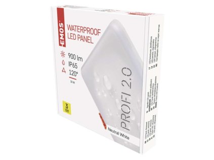 LED vestavné svítidlo VIXXO, čtvercové, bílé, 10 W neu.b.,IP65