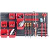 systém závěsný+10 boxů na nářadí ORDERLINE 800x195x400mm