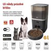 GoSmart dávkovač krmiva Pet Care s kamerou, 6 l, černý, Wi-Fi