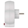 Rozbočovací zásuvka 2×, vyp., 1×USB-A+1×USB-C, bílá