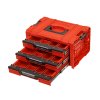 QBRICK Box s organizérem QBRICK PRO Drawer 3 Toolbox 2.0 Expert RED Ultra HD Custom | 450x310x244 mm