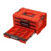 QBRICK Box s organizérem QBRICK PRO Drawer 3 Toolbox 2.0 Expert RED Ultra HD Custom | 450x310x244 mm