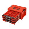 QBRICK Box s organizérem QBRICK PRO Drawer 3 Toolbox 2.0 Expert RED Ultra HD Custom | 450x310x244 mm
