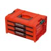 QBRICK Box s organizérem QBRICK PRO Drawer 3 Toolbox 2.0 Expert RED Ultra HD Custom | 450x310x244 mm