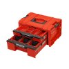 QBRICK Box s organizérem QBRICK PRO Drawer 2 Toolbox 2.0 Expert RED Ultra HD Custom | 450x310x244 mm
