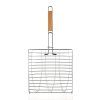 opékač na 3 ryby 54x27x27cm BBQ, dřev. rukojeť