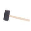 Palička gumová černá, dřevěná rukojeť 55mm
