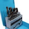 XTLINE Sada vrtáků do kovu HSS-R | 1-10 mm 19 dílů, kovový obal