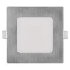 LED vestavné svítidlo NEXXO, čtvercové, stříbrné, 7W, se změnou CCT