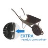 Kolečko 60l bantam plný-ČERNÉ-EXTRA OSA