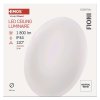 LED přisazené svítidlo FIONI, kruhové bílé 18W neutrální b., IP44