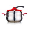 hrnec tlakový 5l GRANDE Red nerez